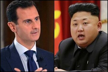 رهبر کره شمالی به بشار اسد تسلیت گفت 
