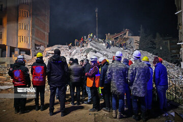 En images ; dégâts du séisme à Gaziantep, en Türkiye
