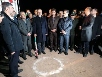 عملیات اجرایی طرح آجر نسوز در شهرستان قاینات آغاز شد