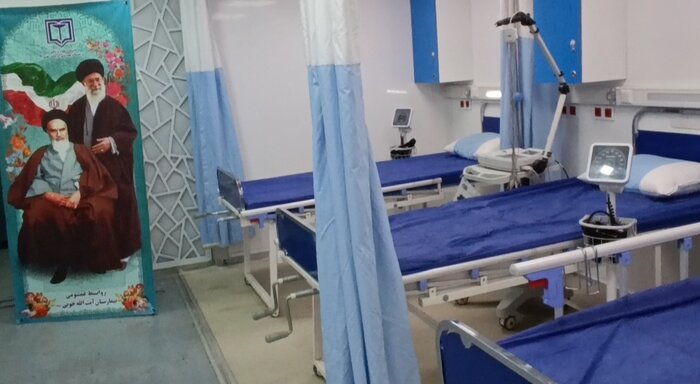 بیمارستان صحرایی احسان آماده پذیرش بیماران خویی/ در صورت نیاز بکارگیری می‌شود