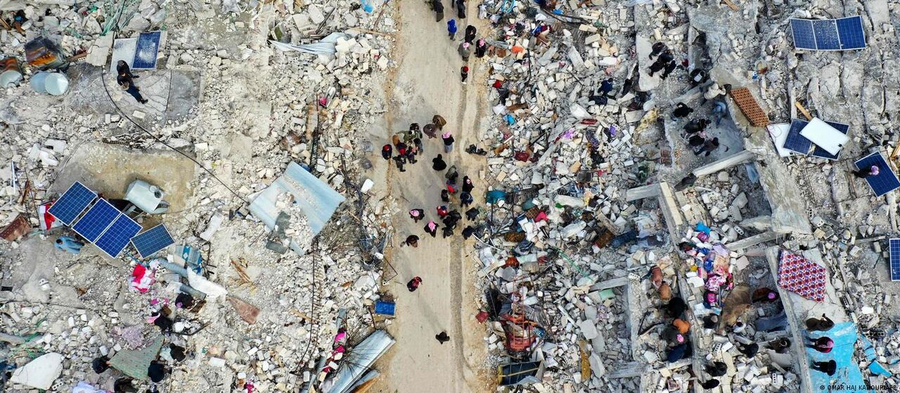 زلزله و ضرورت لغو فوری تحریم های سوریه