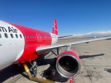 ورود یک فروند ایرباس۳۲۰ به ناوگان هوایی کشور بعد از ۱۱ سال زمینگیری