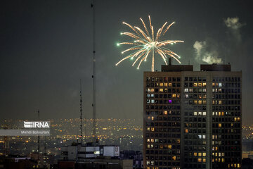 Milad, Azadi Towers lit with colors to mark Iran's Islamic Revolution Anniv