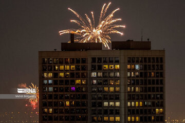 Milad, Azadi Towers lit with colors to mark Iran's Islamic Revolution Anniv