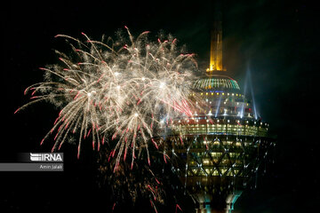 Milad, Azadi Towers lit with colors to mark Iran's Islamic Revolution Anniv