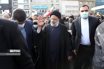 President Raisi attends 44th victory anniversary of Islamic Revolution