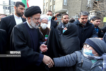 President Raisi attends 44th victory anniversary of Islamic Revolution