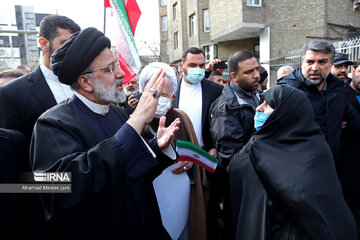 President Raisi attends 44th victory anniversary of Islamic Revolution