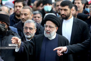 President Raisi attends 44th victory anniversary of Islamic Revolution