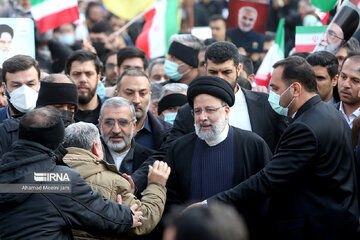 President Raisi attends 44th victory anniversary of Islamic Revolution