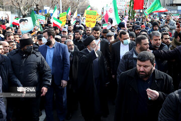 President Raisi attends 44th victory anniversary of Islamic Revolution