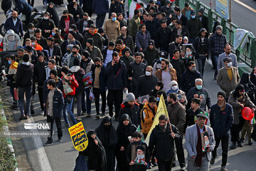 44e anniversaire de la Révolution islamique d’Iran : marche du 11 février à Téhéran