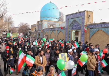 راهپیمایی 22 بهمن در قزوین