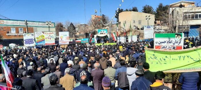 ثبت حماسه‌ای دیگر از خروش مردم کنگاور در جشن بهار انقلاب+عکس و فیلم