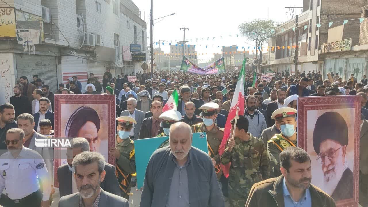 جشن باشکوه مردم شادگان در چهل و چهارمین بهار انقلاب