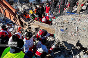 Iranian Red Crescent Society in quake-hit areas of Turkiye