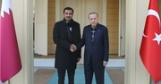 دیدار اردوغان و امیر قطر در استانبول