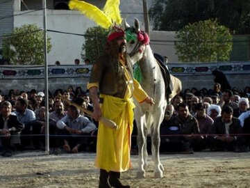 شبیه خوان اراکی داور همایش ملی تعزیه شیراز شد