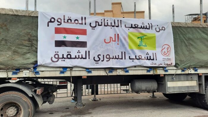اولین کاروان کمک های حزب الله لبنان راهی سوریه شد + عکس