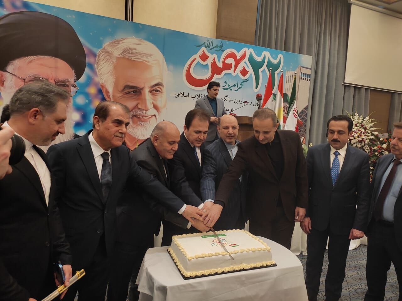 Ceremony marking victory of Islamic Revolution of Iran held in Irbil, Iraq