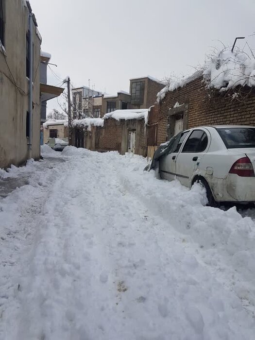 گلایه برخی شهروندان همدانی از روند کند برف روبی