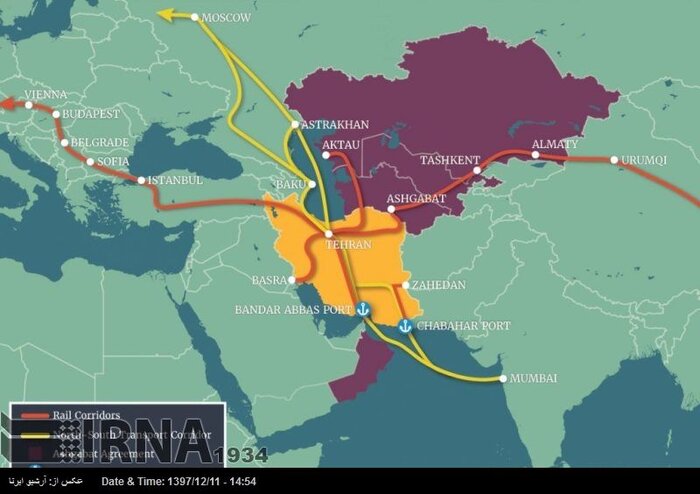 مازندران نقطه تلاقی کریدور ترانزیتی شمال-جنوب