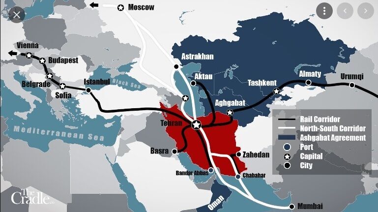 مازندران نقطه تلاقی کریدور ترانزیتی شمال-جنوب