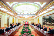 رئیس جمهور:سند جامع مشارکت راهبردی ایران و چین نمادی از اراده در توسعه روابط است