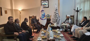 کاظمی قمی با سرپرست وزارت نفت و معادن افغانستان دیدار کرد