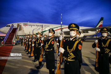 Le président Raïssi arrive à Pékin