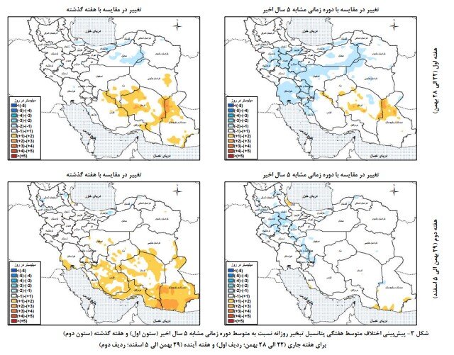 کاهش بارشها و افزایش تبخیر آب در حوضههای آبریز جنوبی کشور 2 کاهش بارشها و افزایش تبخیر آب در حوضههای آبریز جنوبی کشور