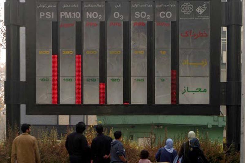 فیلم/ شاخص آلودگی هوا در استان یزد 