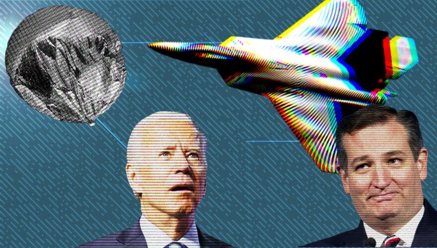 تمسخر بایدن در آمریکا برای سقوط بالون ۱۲ دلاری با موشک ۴۰۰ هزار دلاری 