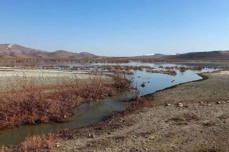 آبگیری تالاب قوپی‌باباعلی مهاباد آغاز شد