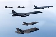 آمریکا و کره‌جنوبی پس از پرتاب موشک بالستیک کره‌شمالی رزمایش هوایی برگزار کردند