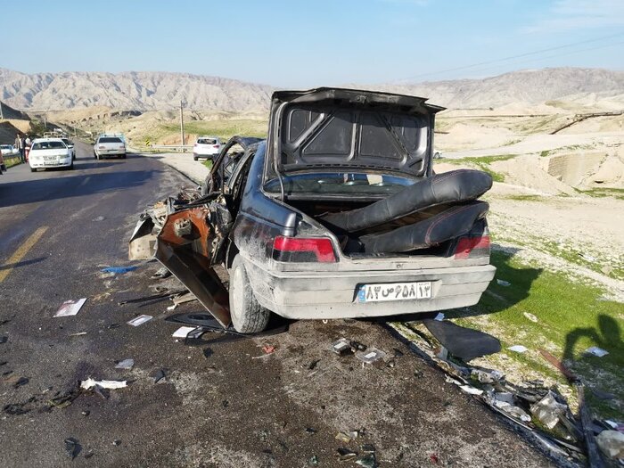 تصادف در محور گچساران- گناوه یک کشته برجای گذاشت