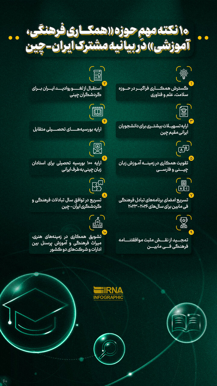 نکات مهم بیانیه مشترک ایران و چین-فرهنگی آموزشی نکات مهم بیانیه مشترک ایران و چین-فرهنگی آموزشی