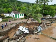 بارش‌های سیل‌آسا در برزیل جان ۲۴ نفر را گرفت