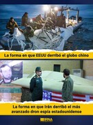 La primera potencia militar del mundo" y su derrota de un globo