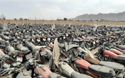 بیش از هشت هزار موتورسیکلت توقیفی در  هرمزگان تعیین تکلیف شد