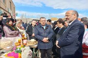 صنایع دستی روستایی شهرستان سرعین به نمایش گذاشته شد