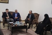 رئیس بنیاد شهید و امور ایثارگران کشور با خانواده ۲ شهید رودبار دیدار کرد