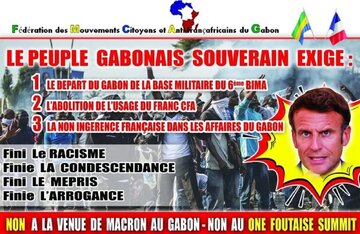 Les Gabonais se disent mécontents de la future visite de Macron à Libreville