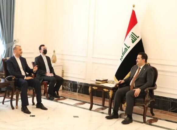 ایرانی وزیر خارجہ کی عراقی وزیر اعظم سے ملاقات