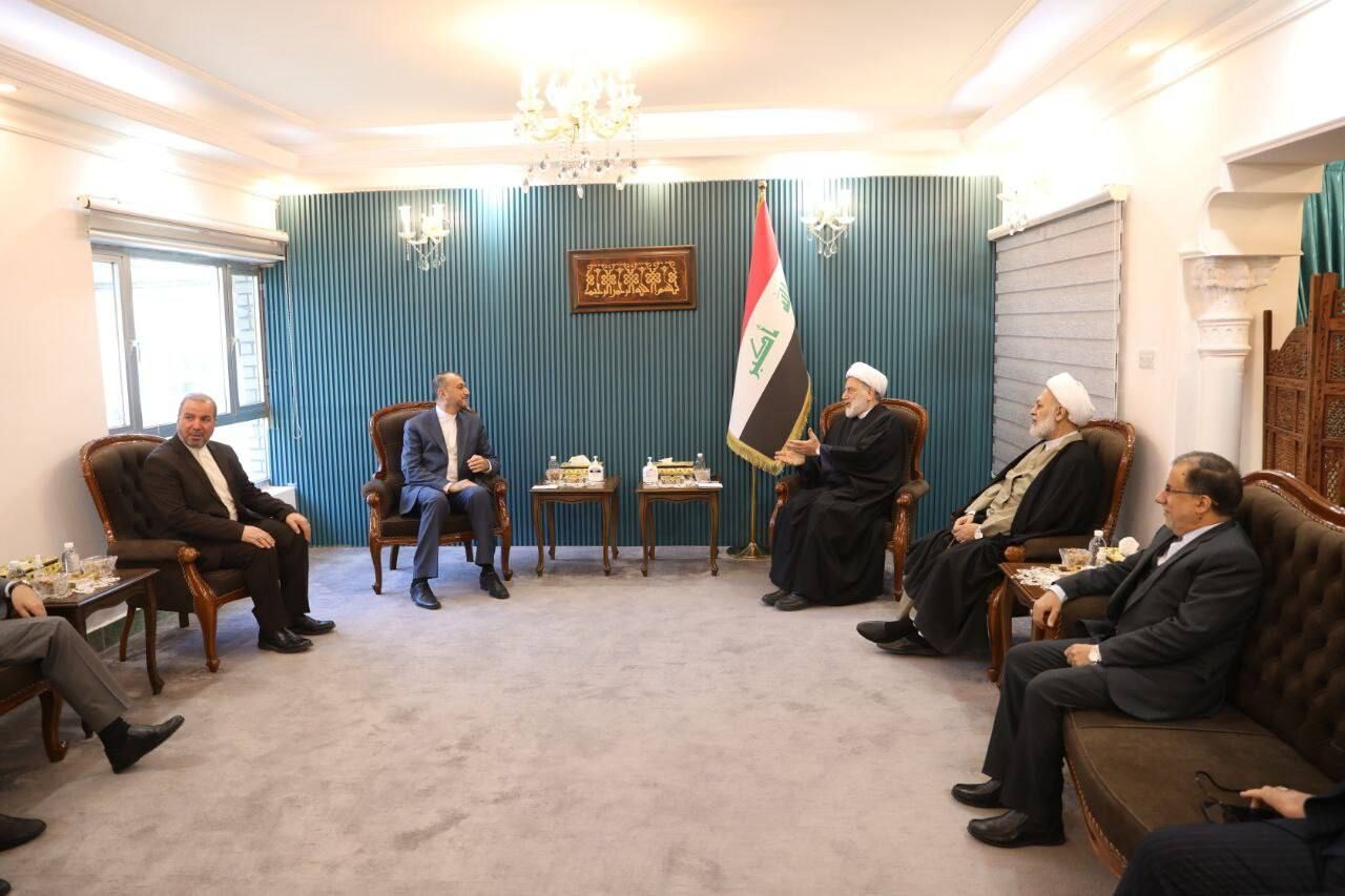 Amirabdollahian rencontre le chef du Conseil suprême islamique irakien