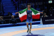 ایرانی پہلوان نے مصر کے گریکو رومن کشتی مقابلوں میں طلائی تمغہ جیت لیا