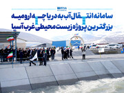 سامانه انتقال آب به دریاچه ارومیه بزرگترین پروژه زیست‌محیطی غرب آسیا