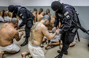 انتقال هزاران تبهکار به بازداشتگاه بزرگ السالوادور