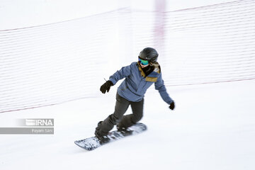 Snowboarding in Iran's Tehran