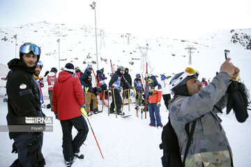 Snowboarding in Iran's Tehran